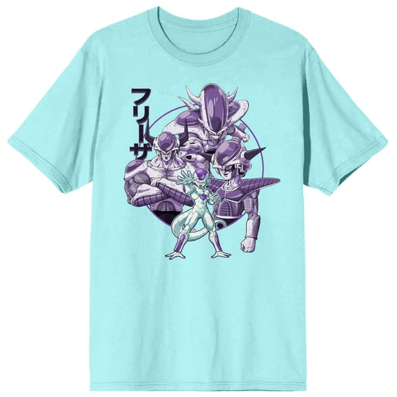 Dragon Ball Z Anime Cartoon Characters Mens Blue Graphic Tee Shirt-M