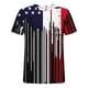 thumbnail image 4 of Tops para hombre, blusas y camisas de manga corta con cuello redondo para hombre, jersey informal de moda con estampado de cuello redondo para hombre, pantalones cortos deportivos para fitness, blusa, 4 of 5