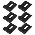 thumbnail image 1 of HAMPPLIES 6 Pcs Clips de Support de Miroir en Acier Inoxydable Robuste avec Coussinets de Protection pour Montage Mural, 1 of 6