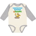 thumbnail image 3 of Inktastic Construction Worker in Training Boys or Girls Long Sleeve Baby Bodysuit, 3 of 5