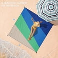 thumbnail image 2 of Manta de playa BYDOLL, 198 x 206 cm, impermeable y resistente a la arena, tamaño grande, 2 of 7