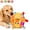 Yellow*1, variant on Squeaky Play Ball, Colorful Squeaky Hanging Dog With Bell for All Dogs Doorway or Indoor Play