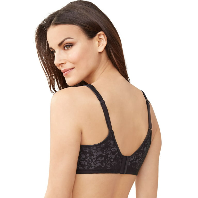 BALI Bra Smoothing Navy Lace Lightly Lined Shaping Support
