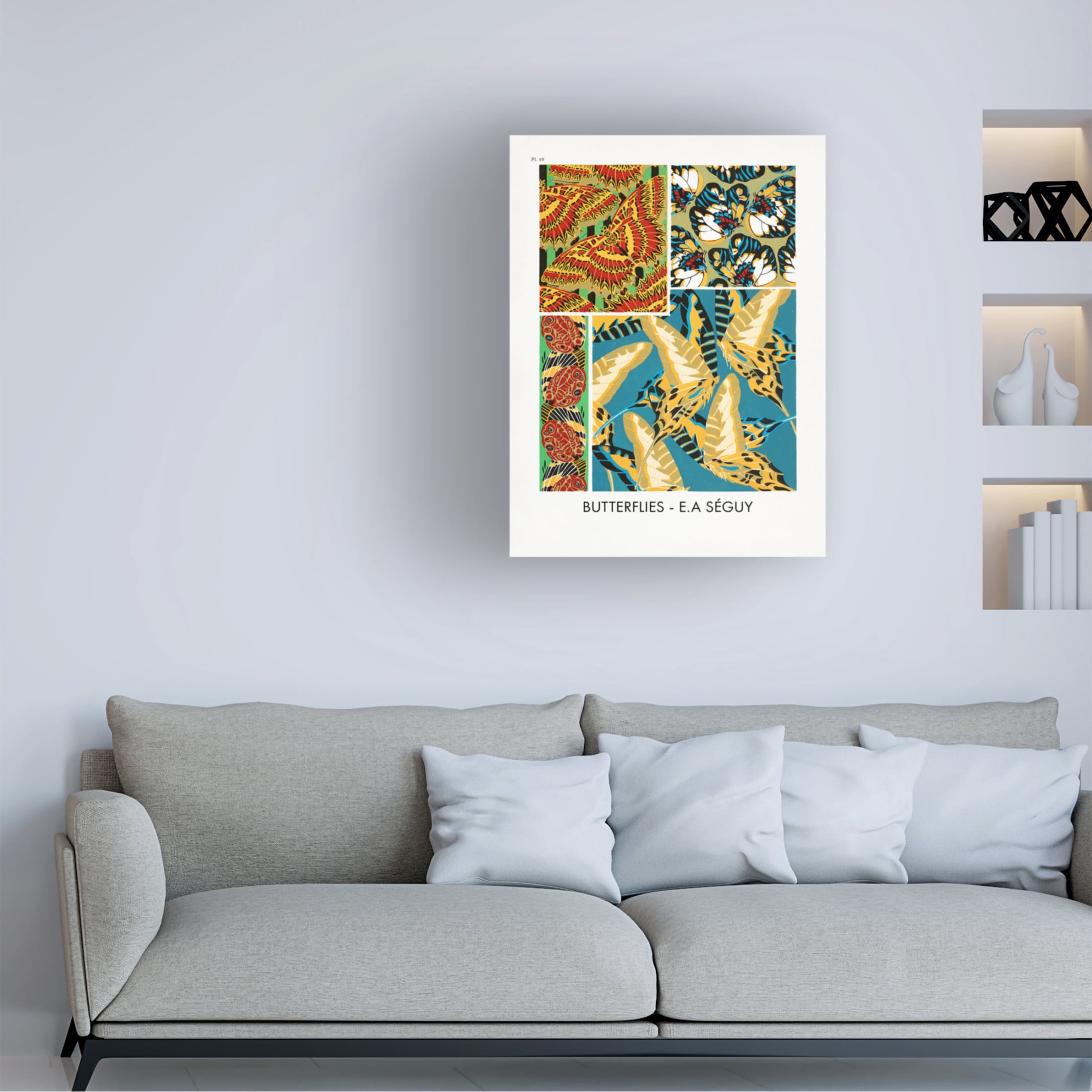 Trademark Fine Art Pictufy Butterflies 19 Canvas Wall Art