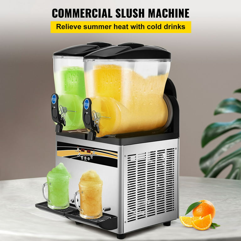 BENTISM Commercial Slushy Machine, 6L 705W 110V Stainless Steel Margarita  Smoothie Frozen Drink Maker, Slushie Machine 