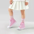 thumbnail image 6 of EUXTERPA Toddler High Top Canvas Sneakers Girls Pink Casual Walking Shoes Little Kid Size 11, 6 of 6