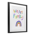 thumbnail image 3 of Stupell Industries We Are Family Rainbow Black Framed Print Under Glass design by Carla Daly, 21 x 17, 3 of 10