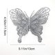thumbnail image 3 of Paquete de 10 adornos de mariposas brillantes para árbol de Navidad, guirnaldas, decoraciones de boda, coronas, cajas de regalo y decoraciones para fiestas., 3 of 6