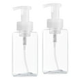 thumbnail image 6 of OUNONA Set of 2 Empty Foaming Soap Dispenser Bottles, 650ml Transparent Press Pump for Liquid Soap, Hand Wash, and, 6 of 8