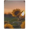 thumbnail image 1 of Metal Tin Sign Sunflower Vintage Tin Poster Metal Sign Wall Decoration Country Kitchen Home Garage Decor 12"x8", 1 of 5
