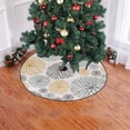 thumbnail image 2 of FMSHPON Abstract Colorful Florals Xmas Christmas Tree Skirt Stand Mat for Holiday Party Decoration Indoor Outdoor 48 inches, 2 of 3