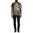 thumbnail image 5 of Johnny Cash Men's Officially Licensed Tie Dye Vintage Man In Black Graphic Tee T-Shirt (Small, Black Multi Tie Dye), 5 of 6