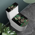 thumbnail image 2 of HELLHERO St. Patrick's Day Design Elastic Bottom Toilet Dust Cover Set with Elastic Edge, 2 of 8