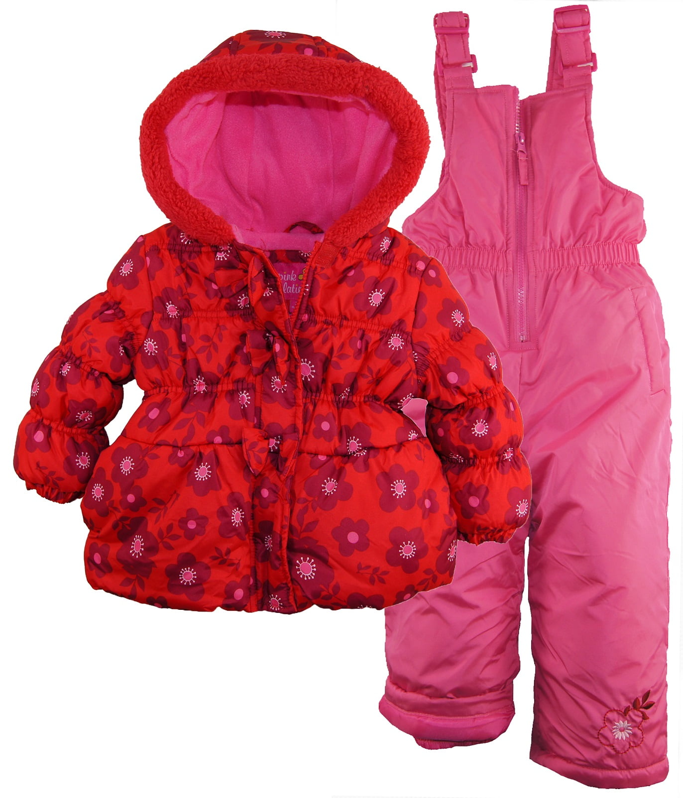 pink platinum snowsuit