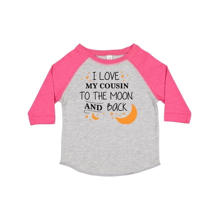 Inktastic I Love My Cousin to the Moon and Back Boys or Girls Toddler T-Shirt