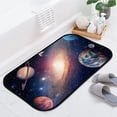 thumbnail image 4 of Floor Door Mats Bath Rugs Space Solar System Planet Galaxy Bathroom Carpet Non-Slip Absorbent for Entryway Indoor 36x24in Carpet Runner, 4 of 7