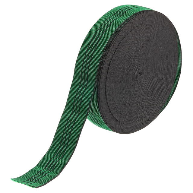Unique Bargains 2' Wide 25M/80ft Sofa Elastic Webbing for Furniture Repair Chair Couch Support
