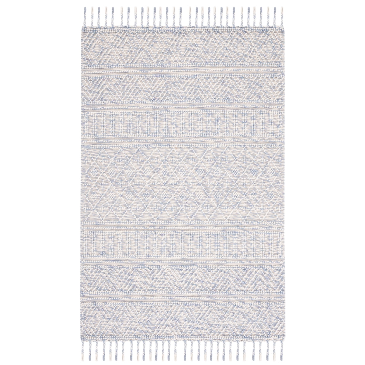 SAFAVIEH Natura Deion Southwestern Area Rug, Grey/Ivory, 6' x 9'