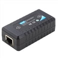 thumbnail image 2 of 5X 1 Port POE Extender 10/100Mbps with IEEE 802.3Af Standard Input/Output for IP Camera Transmission Distance 120 Meters,5 x PoE Extender,Black, 2 of 6