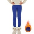 thumbnail image 2 of mgoYE Girl Winter Thick Warm Pant Printing Lined Legging Tight(Blue,3-4 Years), 2 of 7