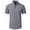 Shirts-Gray, variant on Mens Button Down Shirt Loose Fit Short Sleeve Collared Tops Athletic Solid Color Lightweight Casual Work Office Summer Tops Shirts Purple XXXL