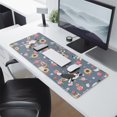 thumbnail image 2 of Long Mouse Pads for Desk,Border Collie Dog and Flower Florals Desk Mats on Top Of Desks, Desk Mouse Pad Extra Large with 3mm Non-Slip Base and Stitched Edge for Gaming,Office,Work,Home 31.5"x11.8", 2 of 6