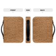 thumbnail image 4 of HELLHERO Brown PU Leather Bible Cover with Handle, Protective Carrying Case Bag for Church, Outdoor Prayer and Scripture Study, 4 of 12