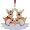 thumbnail image 4 of Cute Elk Family Christmas Thanksgiving Holiday Decorations Pendant, the Best Gift for Relatives and Friends, 4 of 5