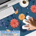 thumbnail image 2 of Long Mouse Pads for Desk,Pioneer Flower Floral Print Pattern Desk Mats on Top Of Desks, Desk Mouse Pad Extra Large with 3mm Non-Slip Base and Stitched Edge for Gaming,Office,Work,Home 47.3"x23.6", 2 of 6