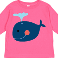 thumbnail image 4 of Inktastic Whale Cute Blue Boys or Girls Long Sleeve Toddler T-Shirt, 4 of 5