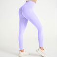 thumbnail image 2 of 3D Metabolic Booster Leggings-3D Anti-Cellulite Compression Leggings for Women, High Waist Scrunch Butt Yoga Pants Purple M, 2 of 6