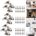 thumbnail image 4 of Adjustable Hinges, 2-Stage Hinges, Nickel-Plated Kitchen For Office Door Home, 4 of 8