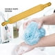 thumbnail image 5 of Ganfancp Set de Baño de Tres Piezas Scrubbing Artifact Artículos de Aseo Artículos de Baño Ofertas y Liquidaciones 1 X Extractor de Espalda + 1 X Toalla de Baño + 1 X Pelota de Baño, 5 of 7