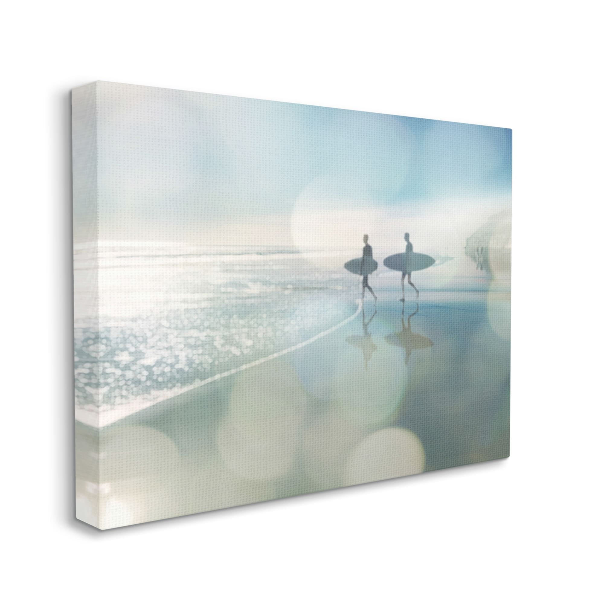 Stupell Industries Wet Sand Sea Surf Sport Fleeting Bokeh Effect ,30 x 24, Design by Devon Davis