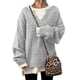 thumbnail image 3 of Suéter europeo y americano Suéter de punto con patrón de cáñamo para mujer Suéter de punto casual Suéter, 3 of 6