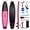 Pink+Black, variant on Costway 11’ Wide Inflatable Stand Up Paddle Board , Stable SUP for Adults and Youth Pink+Black