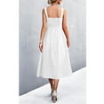 thumbnail image 4 of Vestido De Cuello Cuadrado Vestido De Correa Casual Vestido De Mujer Vestido De Correa De Moda Vestido De Correa Elegante Vestido De Mujer Cuello Cuadrado Vestido De Moda Elegante Anggrek AH2652, 4 of 5