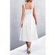 thumbnail image 4 of Vestido De Cuello Cuadrado Vestido De Correa Casual Vestido De Mujer Vestido De Correa De Moda Vestido De Correa Elegante Vestido De Mujer Cuello Cuadrado Vestido De Moda Elegante Anggrek AH2652, 4 of 5