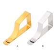 thumbnail image 3 of Ruiboury Simplify Outdoor Dining With Sturdy And Durable Stainless Steel Tablecloth Clips Easy gold, 3 of 6