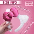 thumbnail image 2 of Kitty Ears Headband Bow White Cat Ear Hair Accessories Kitten Costume Birthday Party Christmas Gifts for Women, 2 of 5