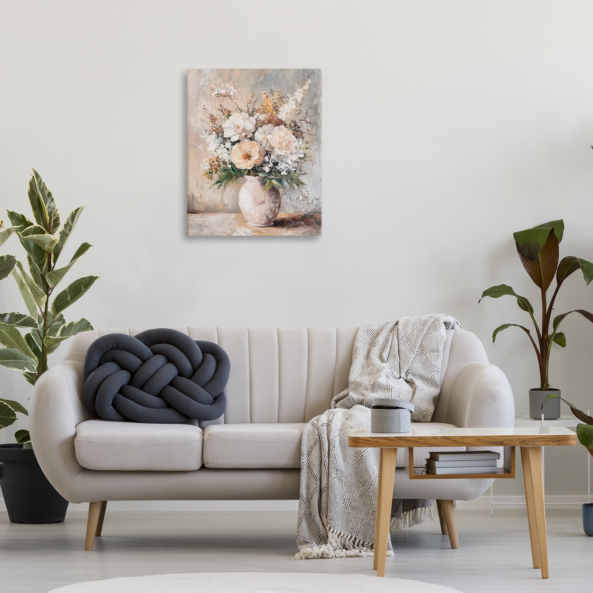 Stupell Industries Bouquet of Wildflowers Plants & Flowers Painting Wrapped Canvas Art Print Wall Art, 24 x 30