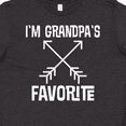thumbnail image 4 of Inktastic Grandpas Favorite Grandson Youth T-Shirt, 4 of 5