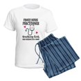thumbnail image 5 of CafePress - Family Nurse Practitioner Stethoscope Pajamas - Women's Short Sleeve Print T-Shirt and Pants Light Cotton Pajama Set, 5 of 7