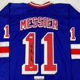 thumbnail image 2 of Autographed/Signed Mark Messier New York Blue Hockey Jersey JSA COA, 2 of 4