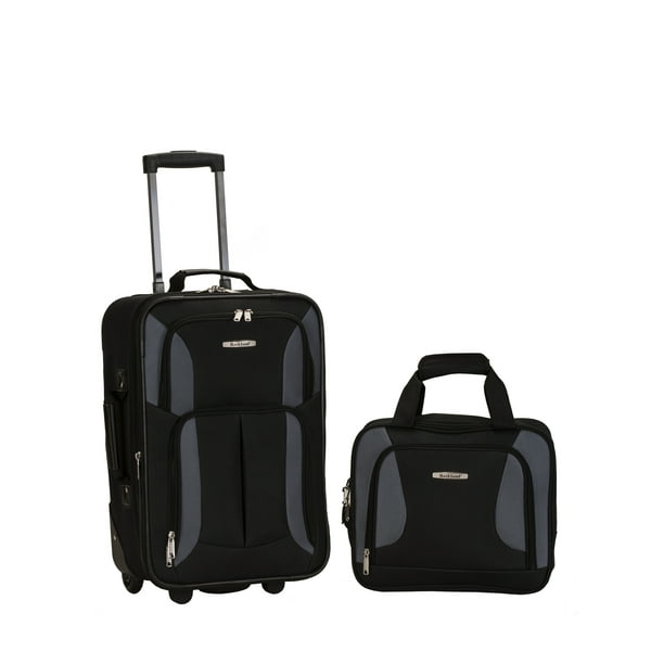 Rockland Luggage Rio SoftSide 2Piece CarryOn Luggage Set