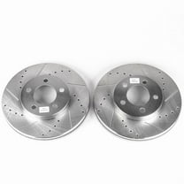 Power Stop AR8151XPR Evolution Drilled & Slotted Rotors -Front