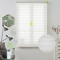thumbnail image 1 of Yoolax Motorized Shangri-la Sheer Shade Remote Control Wireless Battery Rechargeable Window Blinds for Privacy(60% Shading Texture White,40"W x 72"H), 1 of 6