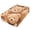 BrownTeddyBear, variant on Premium Soft Fitted Sheet for Blow Up Bed Mattress Sheets with Zipper for Camping Office Bedroom, Colorbutterfly Print