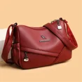 thumbnail image 2 of Nuevos bolsos cruzados de hombro de color sólido para mujer 2024, bolsos de diseño de cuero de marca para damas, bolsos de mensajero de estilo invernal, 2 of 5