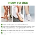 thumbnail image 6 of 10 Pairs Aloe Vera Exfoliating Foot Mask 40g/pair, Moisturizing Peel Foot Mask for Rough Dry Cracked Heels, Home Spa Wearable Foot Care Treatment, 6 of 8